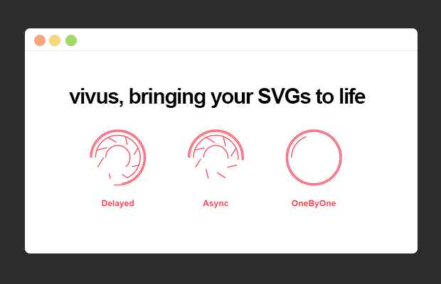 SVG路径线条动画效果插件Vivus.js