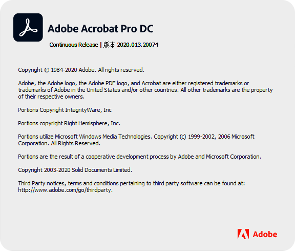 Adobe Acrobat Pro DC 2020 官方完美激活破解版下载